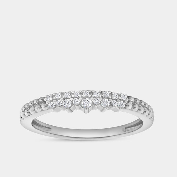 1/10 Carat Lab-Grown Diamond Diadem Stack Ring — GILDED New York
