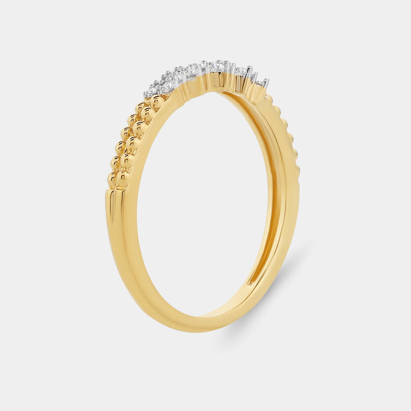 1/10 Carat Lab-Grown Diamond Diadem Stack Ring — GILDED New York