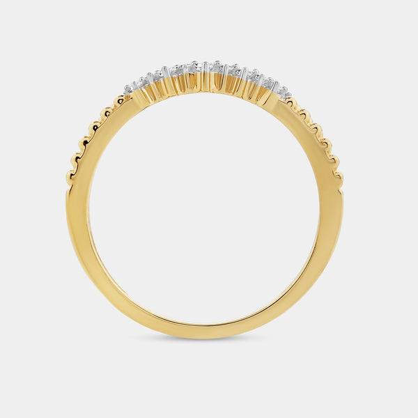 1/10 Carat Lab-Grown Diamond Diadem Stack Ring — GILDED New York