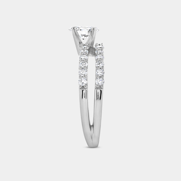1 Carat Lab-Grown Diamond Oval-Shaped Modern Bridal Ring — GILDED New York
