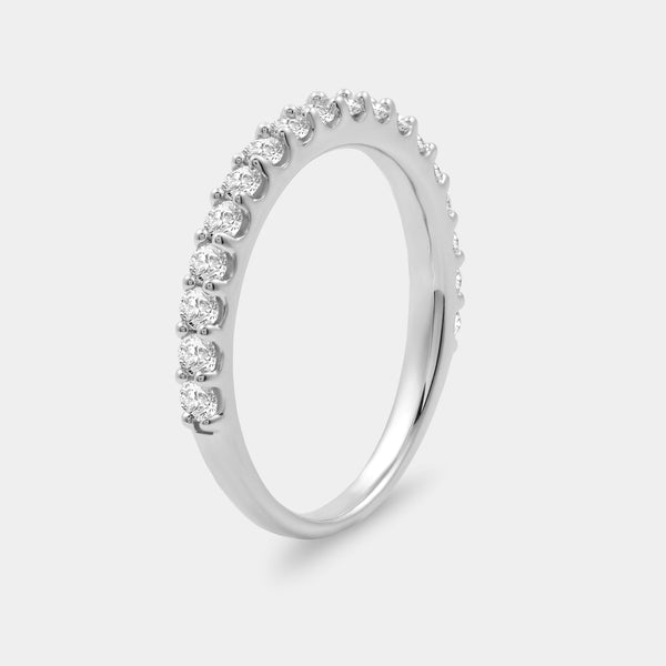 4 and 3/4 Carat Lab-Grown Diamond Engagement Ring Set with a Round-Shaped Center and a Cushion Halo — GILDED New York