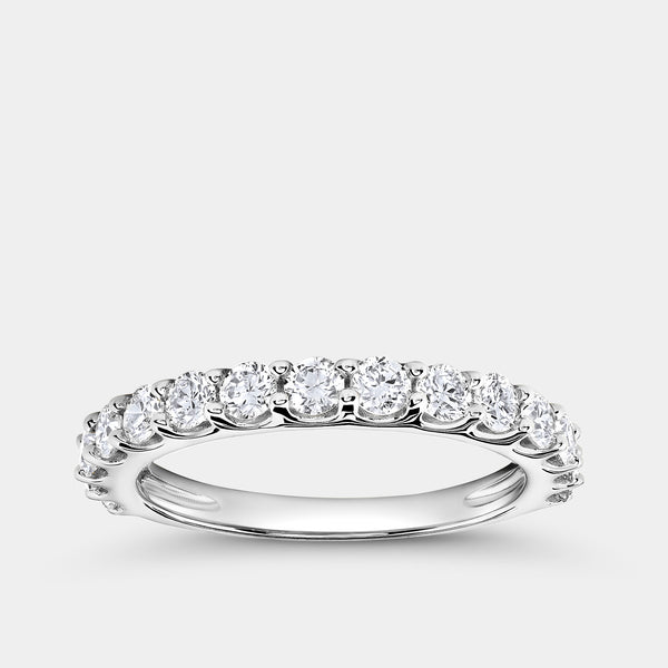 1 Carat Lab-Grown Diamond Prong-Set Classic Band — GILDED New York