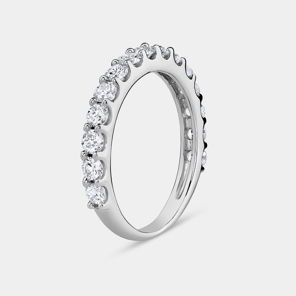 1 Carat Lab-Grown Diamond Prong-Set Classic Band — GILDED New York