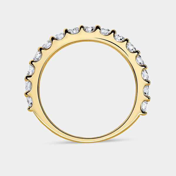 1 Carat Lab-Grown Diamond Prong-Set Classic Band — GILDED New York