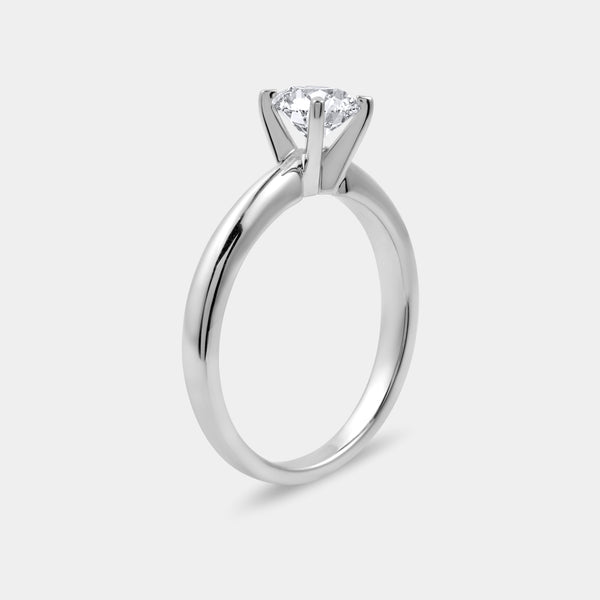 1 and 1/2 Carat Lab-Grown Diamond Solitaire Round-Shaped Bridal Set — GILDED New York