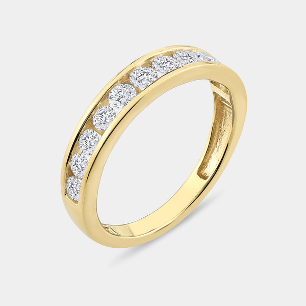 1 and 1/2 Carat Lab-Grown Diamond Solitaire Pear-Shaped Bridal Set — GILDED New York