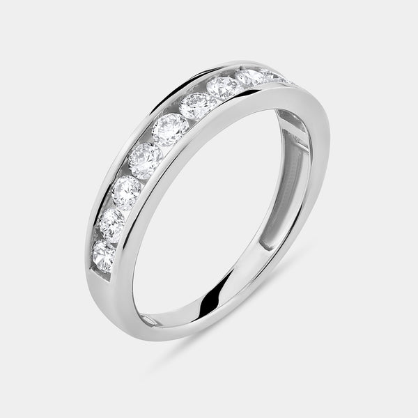 1 and 1/2 Carat Lab-Grown Diamond Solitaire Oval-Shaped Bridal Set — GILDED New York