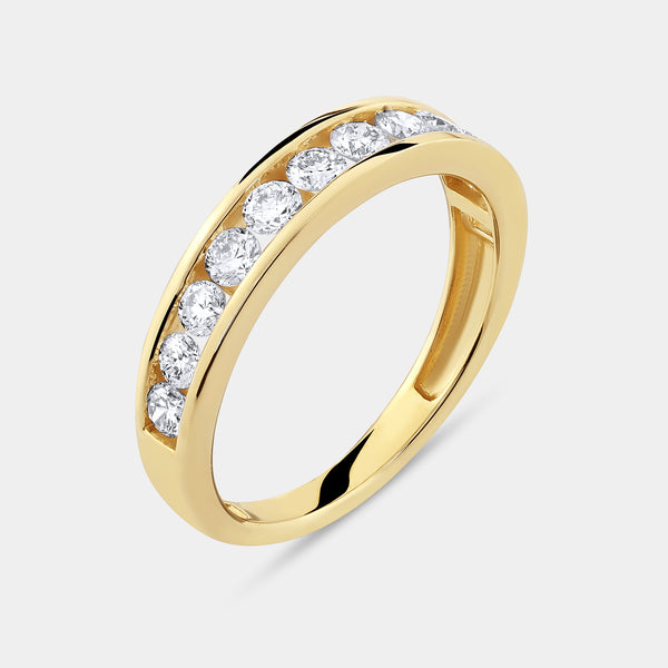 1 and 1/2 Carat Lab-Grown Diamond Solitaire Oval-Shaped Bridal Set — GILDED New York