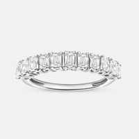 1 Carat Lab-Grown Diamond Emerald-Cut Wedding Band — GILDED New York