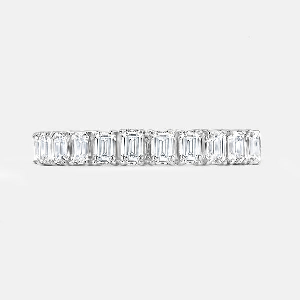 1 Carat Lab-Grown Diamond Emerald-Cut Wedding Band — GILDED New York
