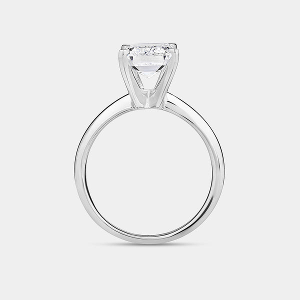 3 Carat Lab-Grown Diamond Emerald-Cut Classic Solitaire Ring — GILDED New York