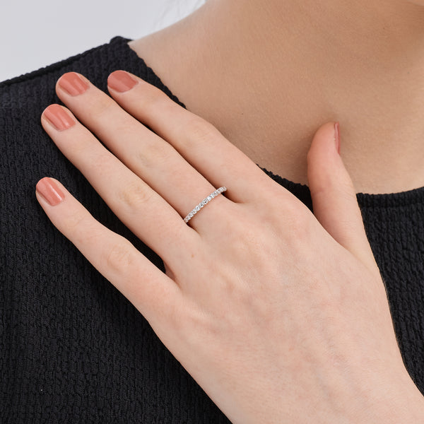 1/4 Carat Lab-Grown Diamond Prong-Set Classic Band — GILDED New York