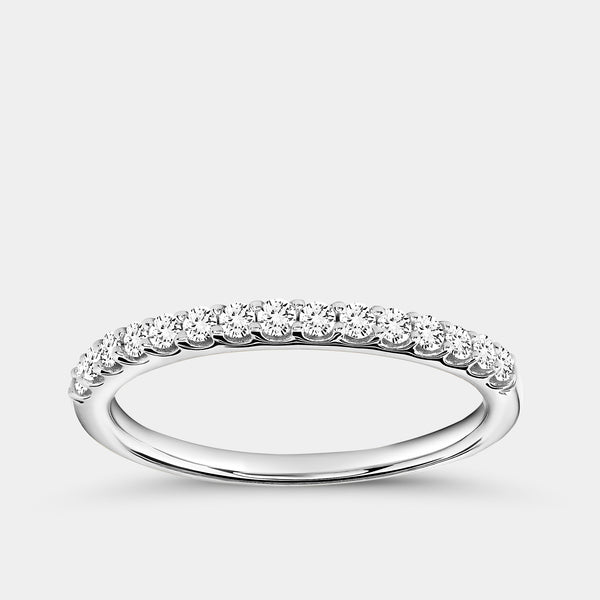 1/4 Carat Lab-Grown Diamond Prong-Set Classic Band — GILDED New York