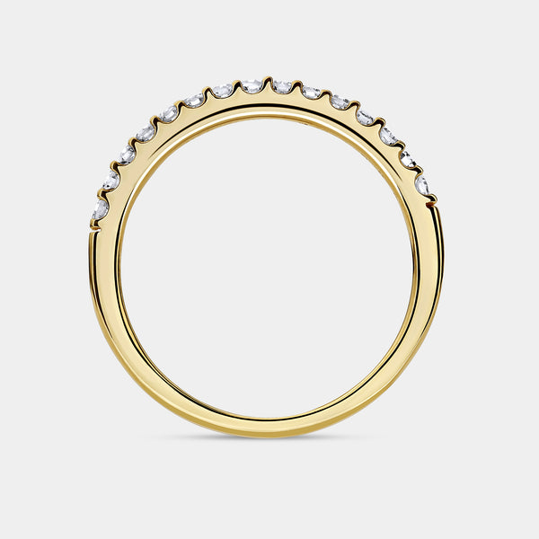 1/4 Carat Lab-Grown Diamond Prong-Set Classic Band — GILDED New York