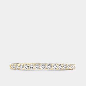 Gilded 1/4 Carat Lab-Grown Diamond Prong-Set Classic Band