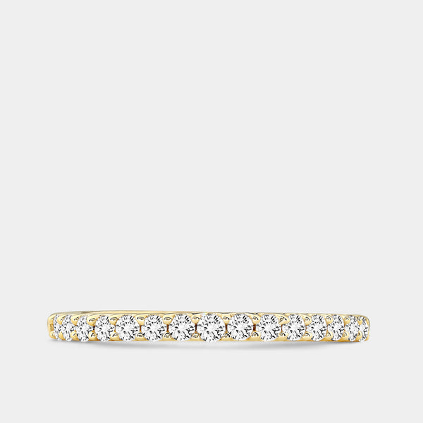 1/4 Carat Lab-Grown Diamond Prong-Set Classic Band — GILDED New York