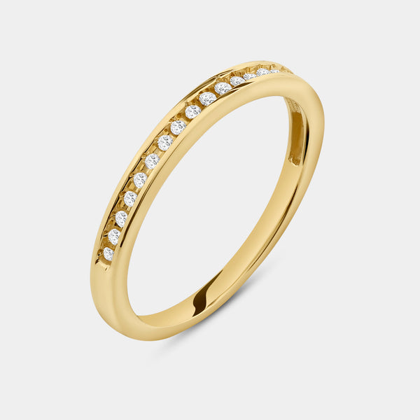 3/8 Carat Lab-Grown Diamond Emerald-Cut Halo Engagement Ring Set — GILDED New York