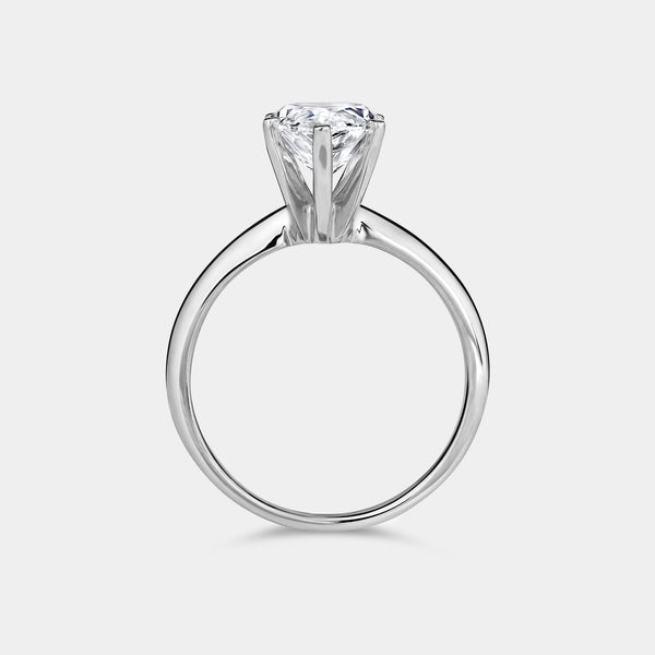 3 Carat Lab-Grown Diamond Marquise-Shaped Classic Solitaire Ring — GILDED New York
