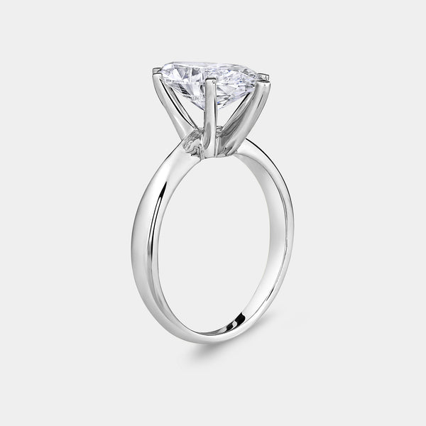 3 Carat Lab-Grown Diamond Marquise-Shaped Classic Solitaire Ring — GILDED New York