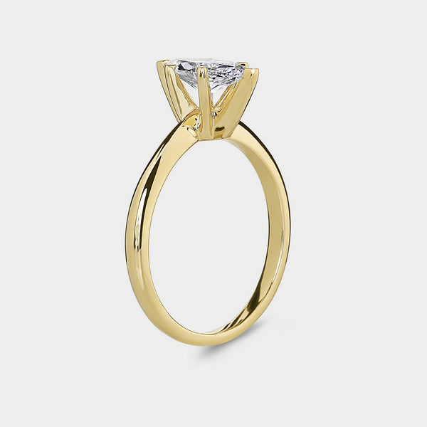 1 Carat Lab-Grown Diamond Marquise-Shaped Classic Solitaire Ring — GILDED New York
