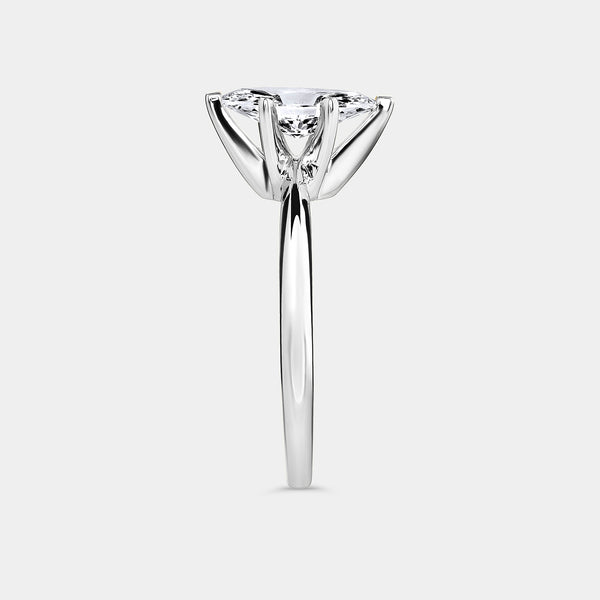 1 Carat Lab-Grown Diamond Marquise-Shaped Classic Solitaire Ring — GILDED New York