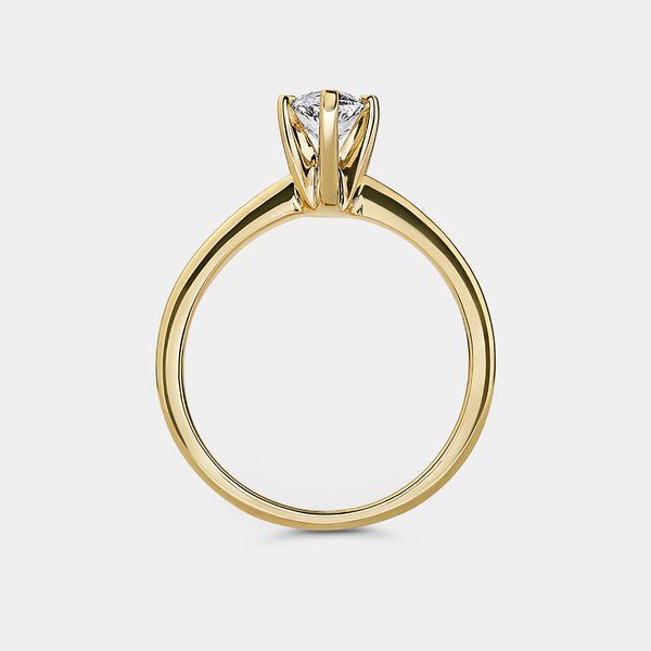 1 Carat Lab-Grown Diamond Marquise-Shaped Classic Solitaire Ring — GILDED New York