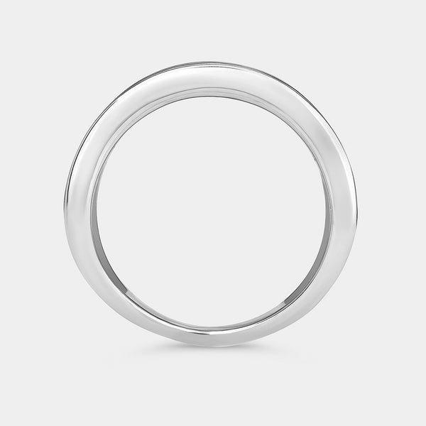 2 Carat Lab-Grown Diamond Three-Row Grid-Set Anniversary Band — GILDED New York