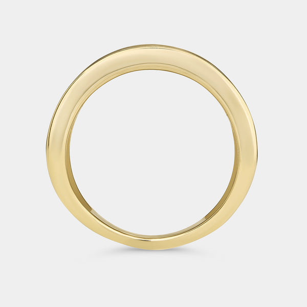 2 Carat Lab-Grown Diamond Three-Row Grid-Set Anniversary Band — GILDED New York