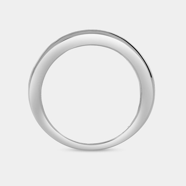 3 Carat Lab-Grown Diamond Three-Row Classic Channel-Set Anniversary Band — GILDED New York