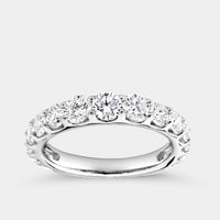 2 Carat Lab-Grown Diamond Prong-Set Classic Band — GILDED New York