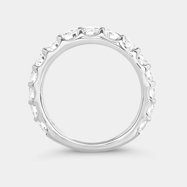 2 Carat Lab-Grown Diamond Prong-Set Classic Band — GILDED New York