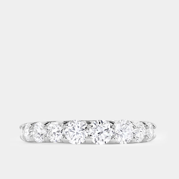 2 Carat Lab-Grown Diamond Prong-Set Classic Band — GILDED New York
