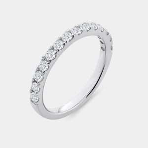 Gilded 4 Carat Lab-Grown Diamond Round-Shaped Halo Bridal Ring Set