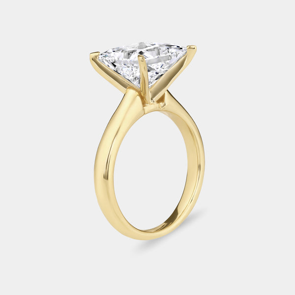 5 Carat Lab-Grown Diamond Emerald-Cut Classic Solitaire Ring — GILDED New York