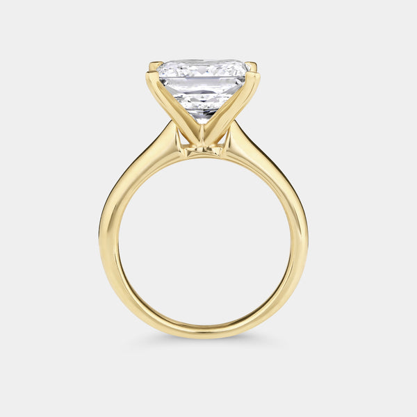 5 Carat Lab-Grown Diamond Emerald-Cut Classic Solitaire Ring — GILDED New York