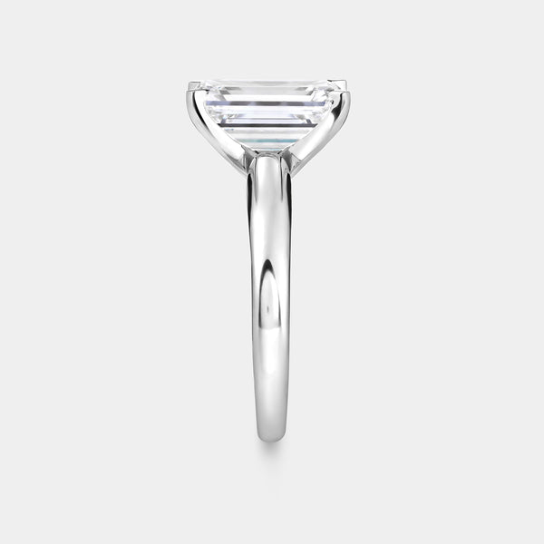 5 Carat Lab-Grown Diamond Princess-Cut Classic Solitaire Ring — GILDED New York