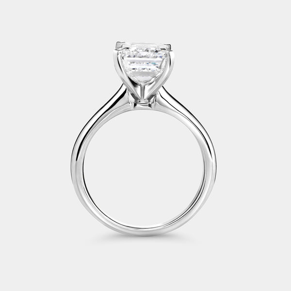 5 Carat Lab-Grown Diamond Princess-Cut Classic Solitaire Ring — GILDED New York