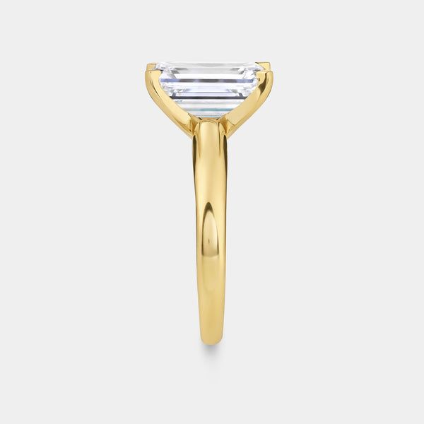 5 Carat Lab-Grown Diamond Princess-Cut Classic Solitaire Ring — GILDED New York
