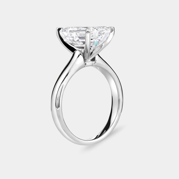 5 Carat Lab-Grown Diamond Princess-Cut Classic Solitaire Ring — GILDED New York