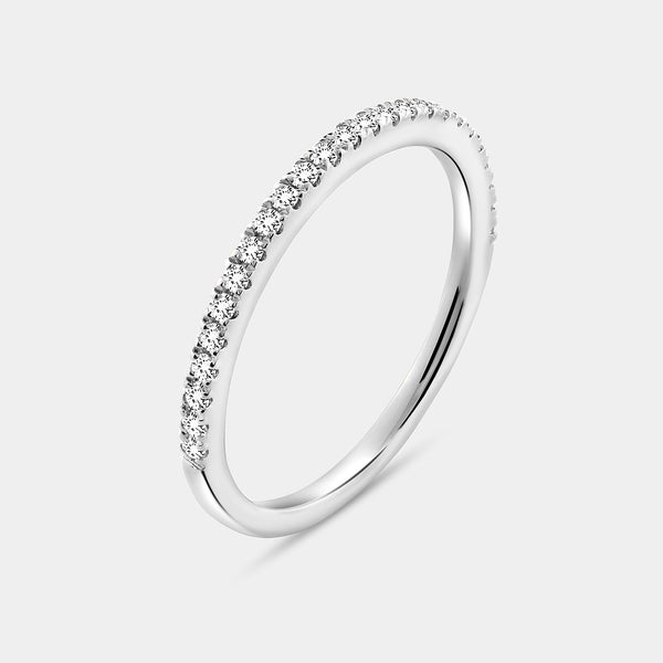 1 Carat Lab-Grown Pear-Shaped Hidden Halo Engagement Ring Set — GILDED New York