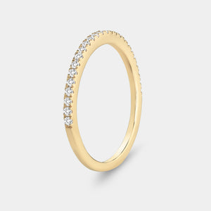 Gilded 1 Carat Lab-Grown Round-Shaped Hidden Halo Engagement Ring Set