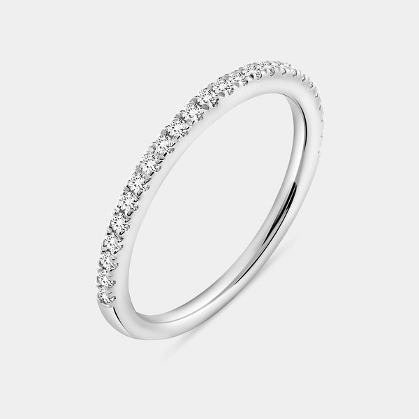 1 Carat Lab-Grown Oval-Shaped Hidden Halo Engagement Ring Set — GILDED New York