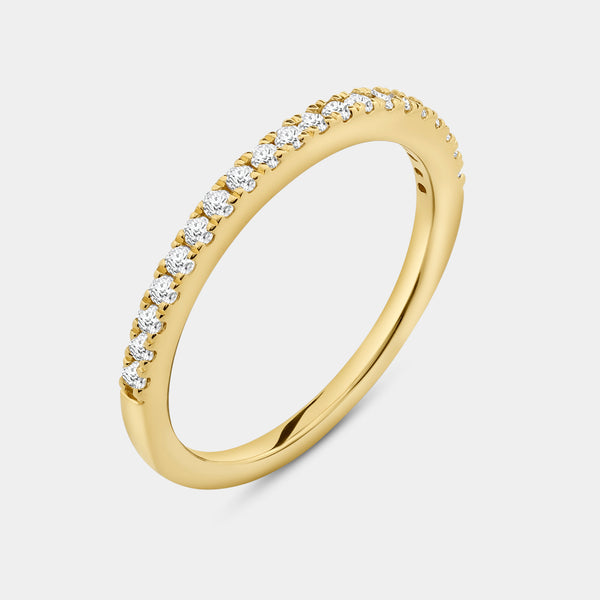 Gilded 1 and 1/4 Carat Princess-Cut Solitaire Bridal Set