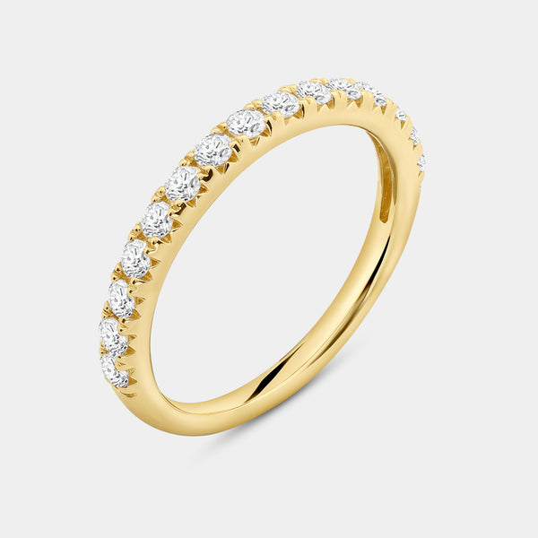 2 and 1/2 Carat Lab-Grown Diamond Oval-Shaped Halo Engagement Ring Set — GILDED New York