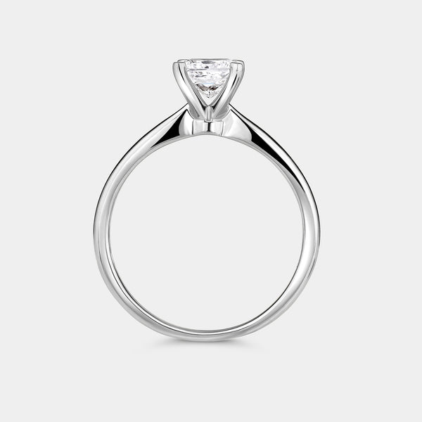 3/4 Carat Lab-Grown Diamond Princess-Cut Classic Solitaire Ring — GILDED New York