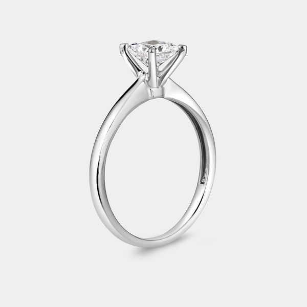 3/4 Carat Lab-Grown Diamond Princess-Cut Classic Solitaire Ring — GILDED New York