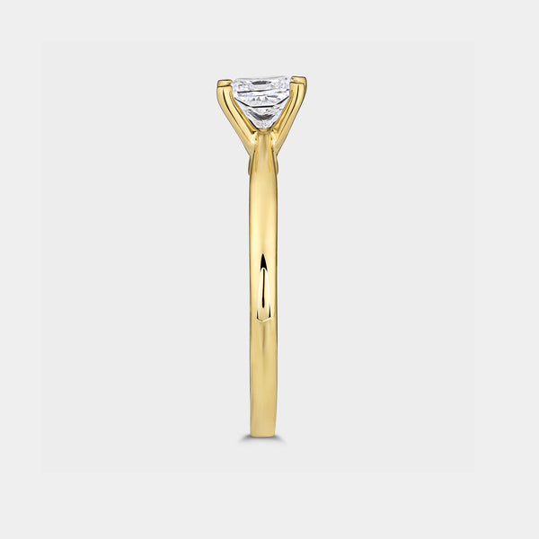 3/4 Carat Lab-Grown Diamond Princess-Cut Classic Solitaire Ring — GILDED New York