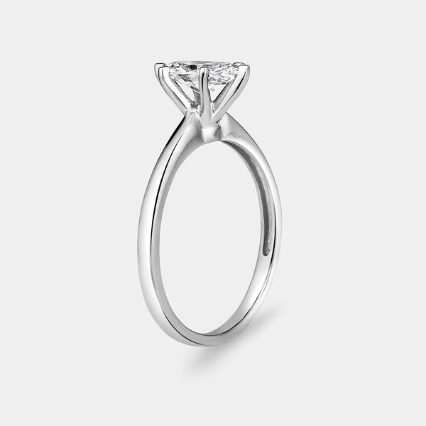 3/4 Carat Lab-Grown Diamond Marquise-Shaped Classic Solitaire Ring — GILDED New York