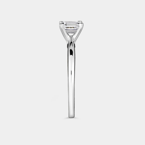 3/4 Carat Lab-Grown Diamond Emerald-Cut Classic Solitaire Ring — GILDED New York