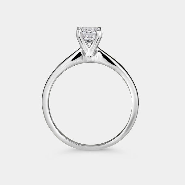 3/4 Carat Lab-Grown Diamond Emerald-Cut Classic Solitaire Ring — GILDED New York